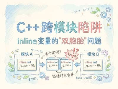 C++ 跨模块陷阱：inline 变量的“双胞胎”问题